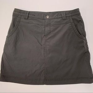 Eddie Bauer Gray Cargo Skirt/Skort